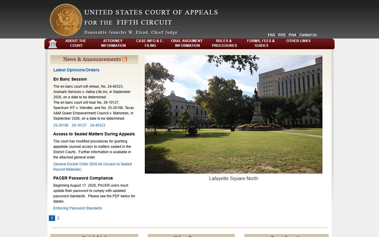 Lawrence County federal appeals court for warrant matters